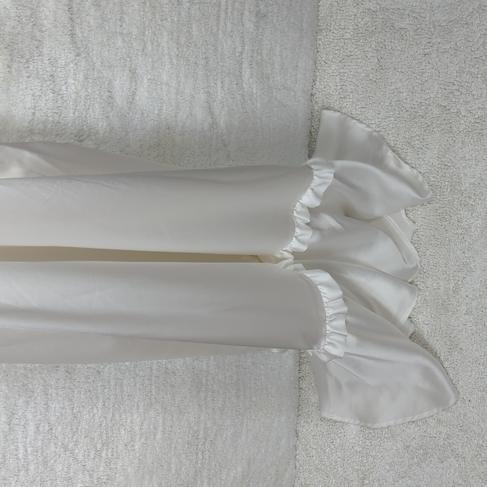 Show Me Your Mumu Lane Midi Dress Womens XL White Ivory Satin Dress - Picture 4 of 13